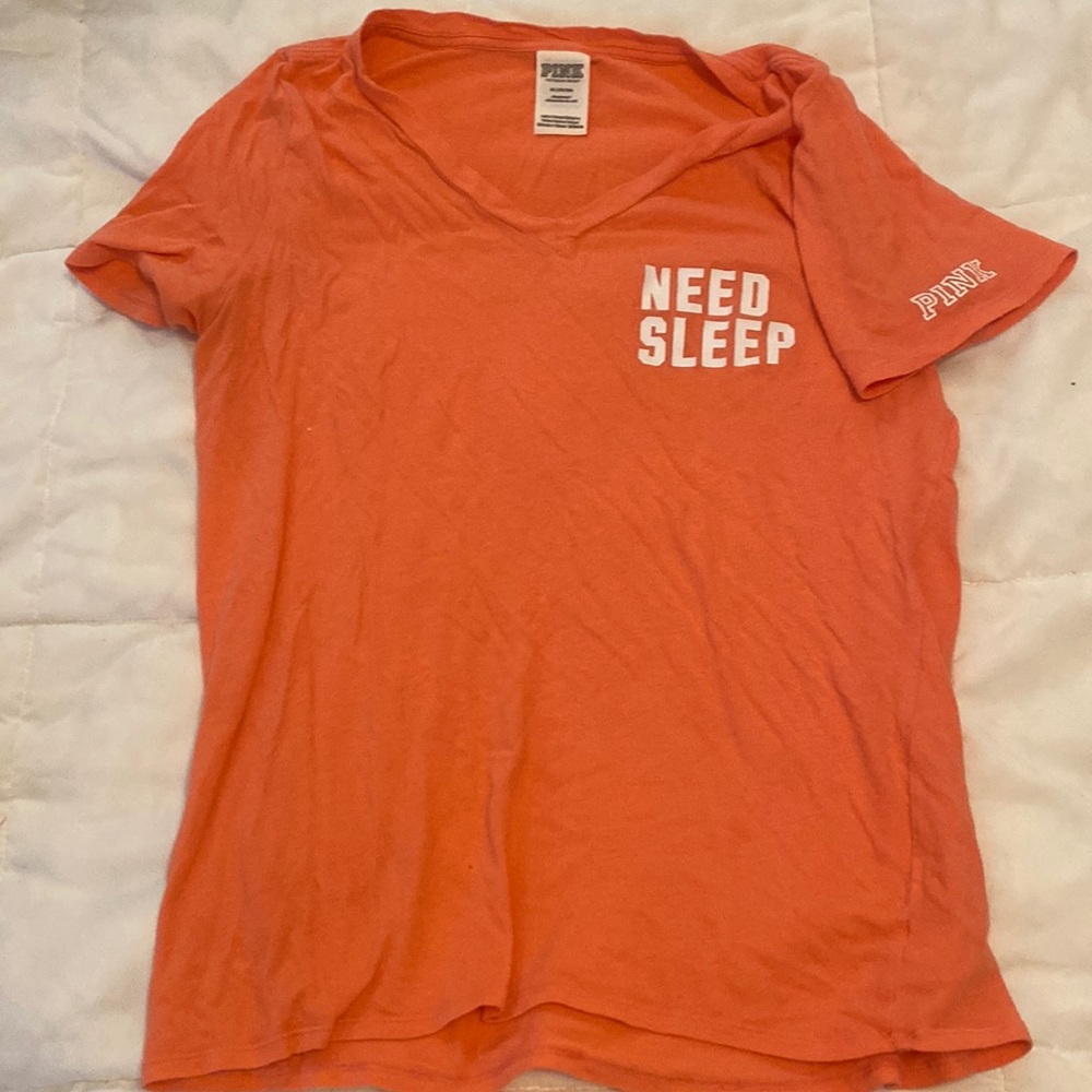 VS PINK need sleep v neck T